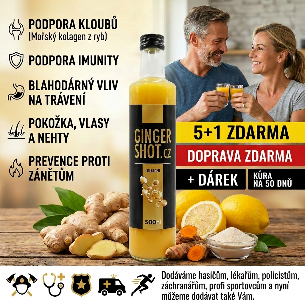 Ginger Shot 5+1 Collagen marketing